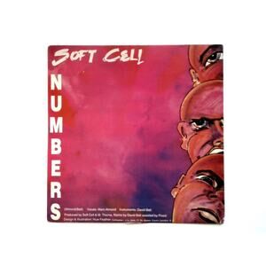 Soft Cell "Numbers" 7" Vinyl Single – 1980s Synth Pop – Marc Almond - Record